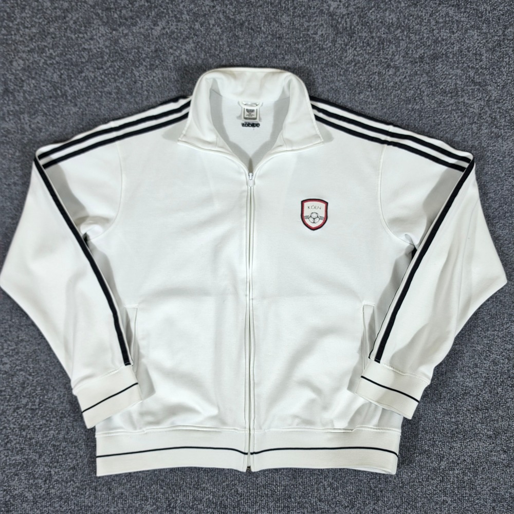 Adidas 2006 FIFA World Cup Germany Koln Track Jacket Mens XL White Zip Up Soccer